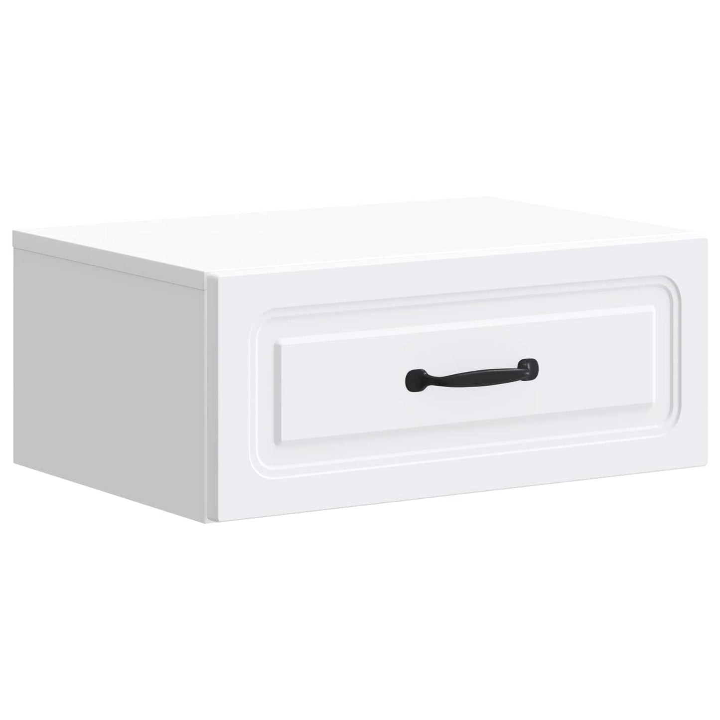 Væghængt Natbord Hvid 49 x 34,5 x 20 cm Konstrueret træ