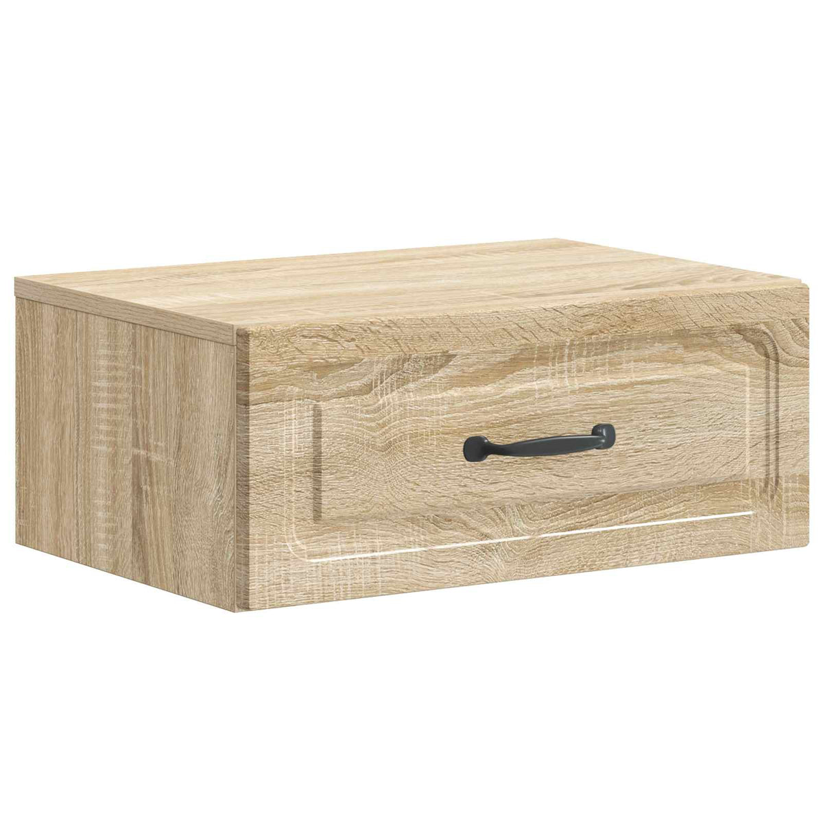Væghængt Natbord Sonoma-eg 49 x 34,5 x 20 cm Konstrueret træ