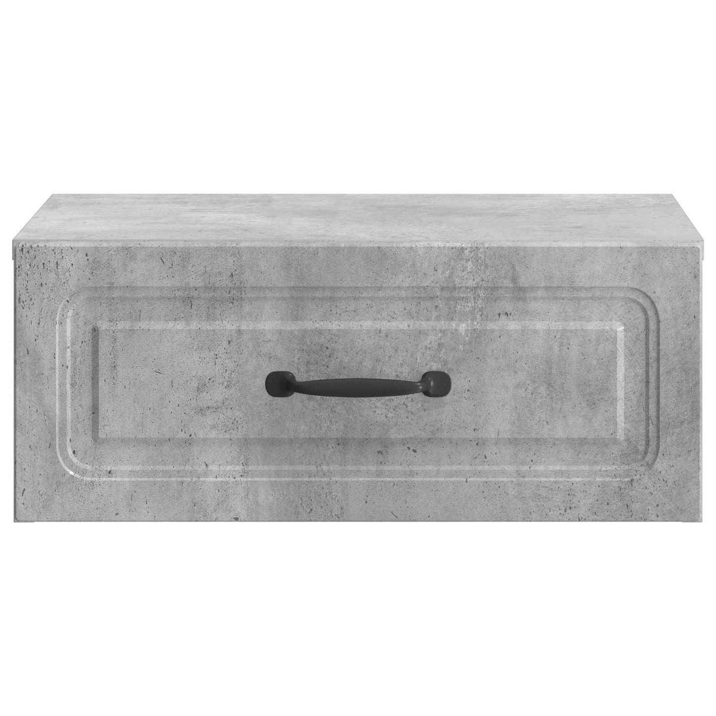 Væghængt Natbord Betongrå 49 x 34,5 x 20 cm Konstrueret træ