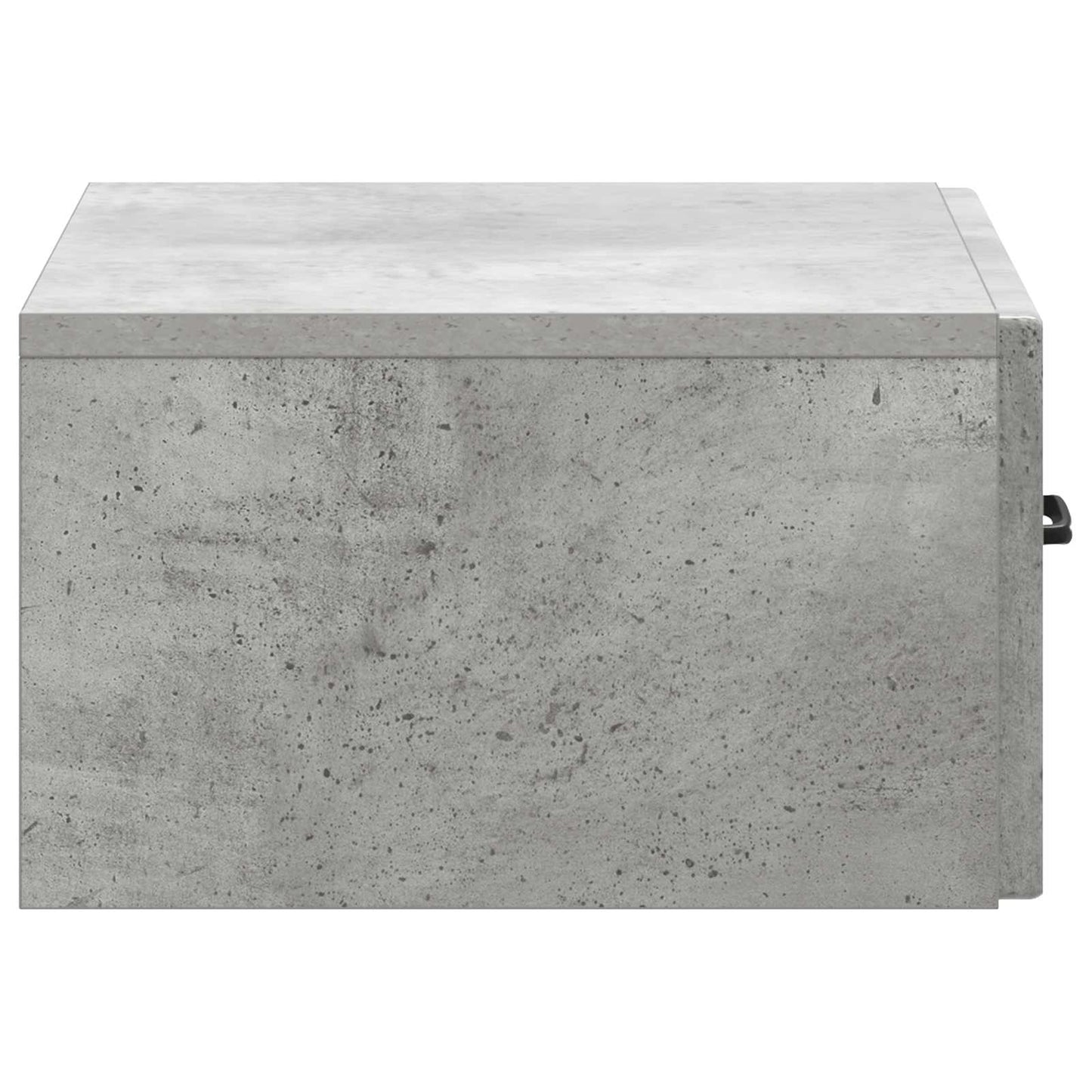 Væghængt Natbord Betongrå 49 x 34,5 x 20 cm Konstrueret træ