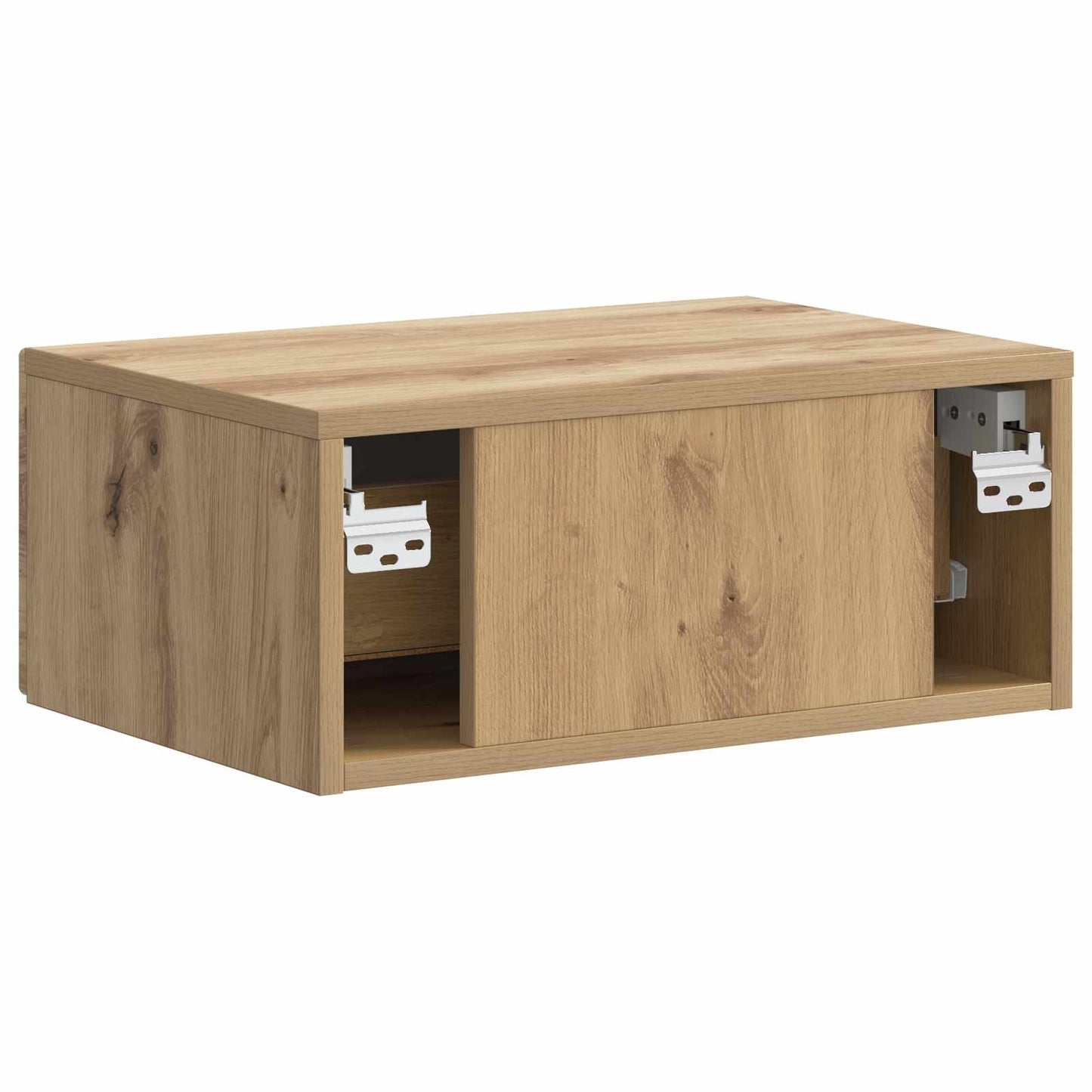 Væghængt Natbord Artisan-eg 49 x 34,5 x 20 cm Konstrueret træ