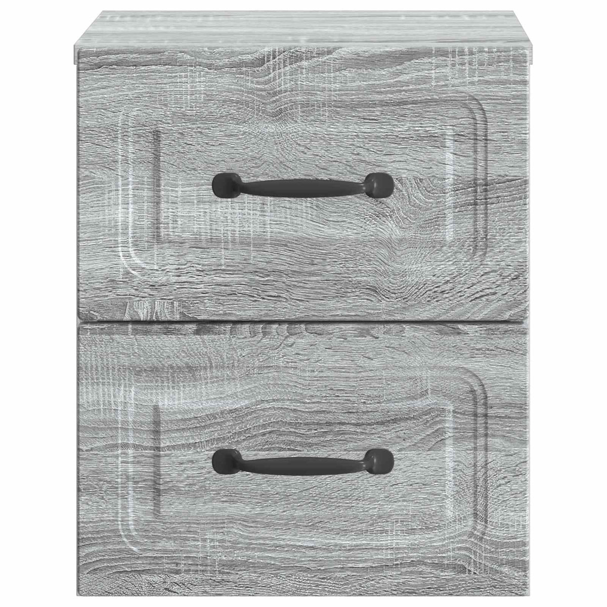 Væghængt Natbord 2 stk. Grå sonoma-eg 34,5 x 33 x 40 cm