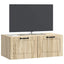 Væghængt TV-skab Sonoma-eg 78,5 x 41 x 30 cm Konstrueret træ