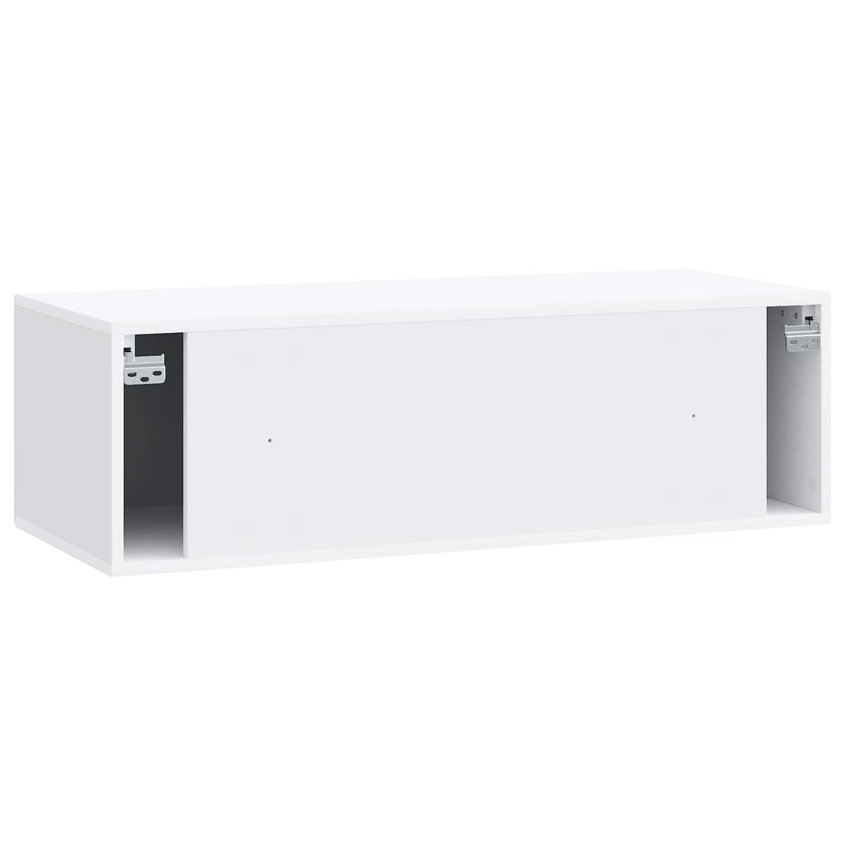 Væghængt TV-skab Hvid 98 x 41 x 30 cm Konstrueret træ