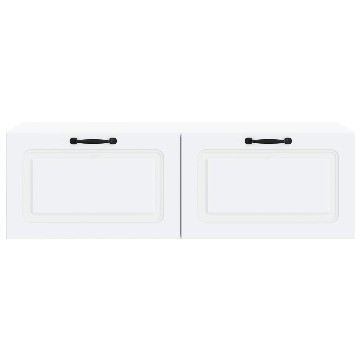 Væghængt TV-skab Hvid 98 x 41 x 30 cm Konstrueret træ