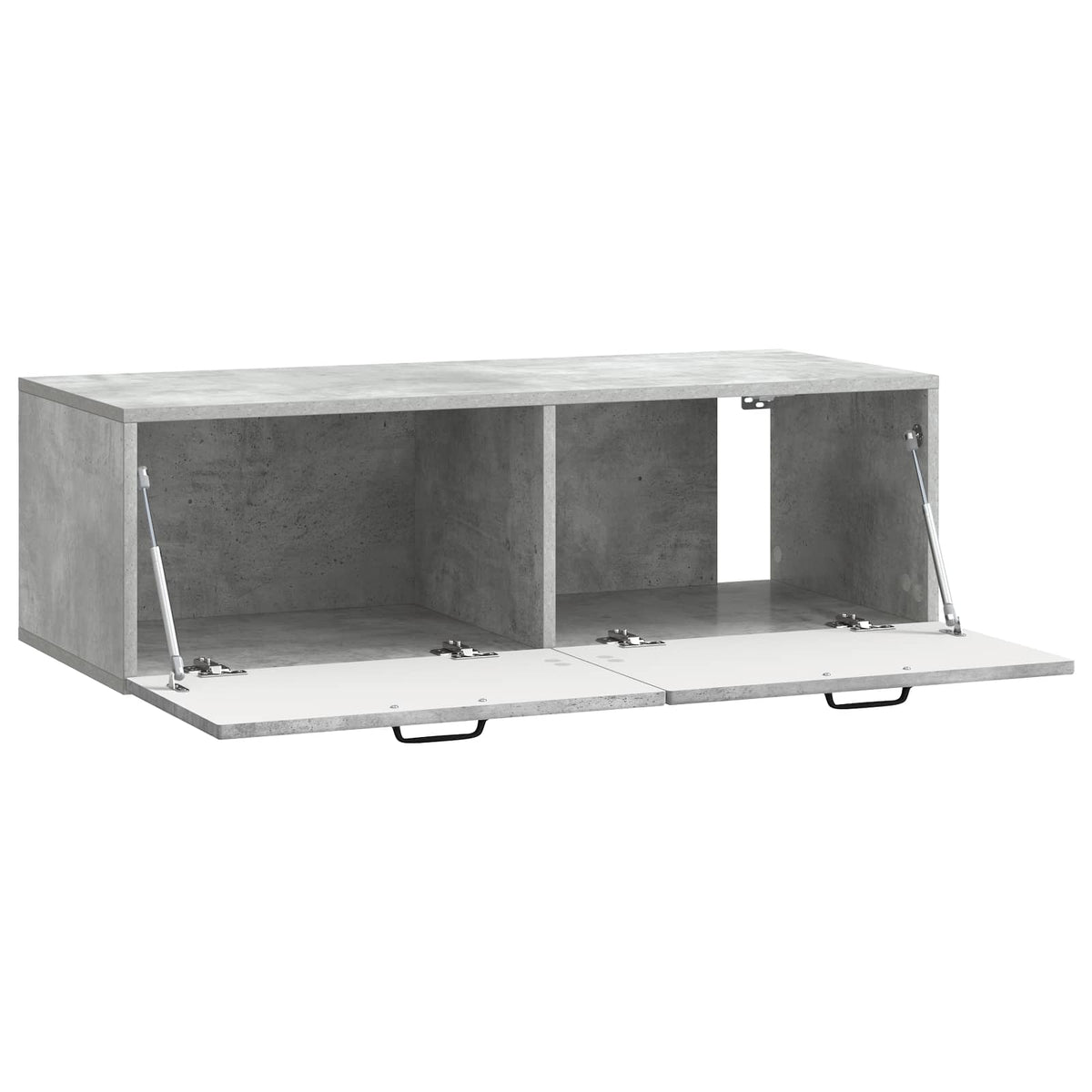 Væghængt TV-skab Betongrå 98 x 41 x 30 cm Konstrueret træ
