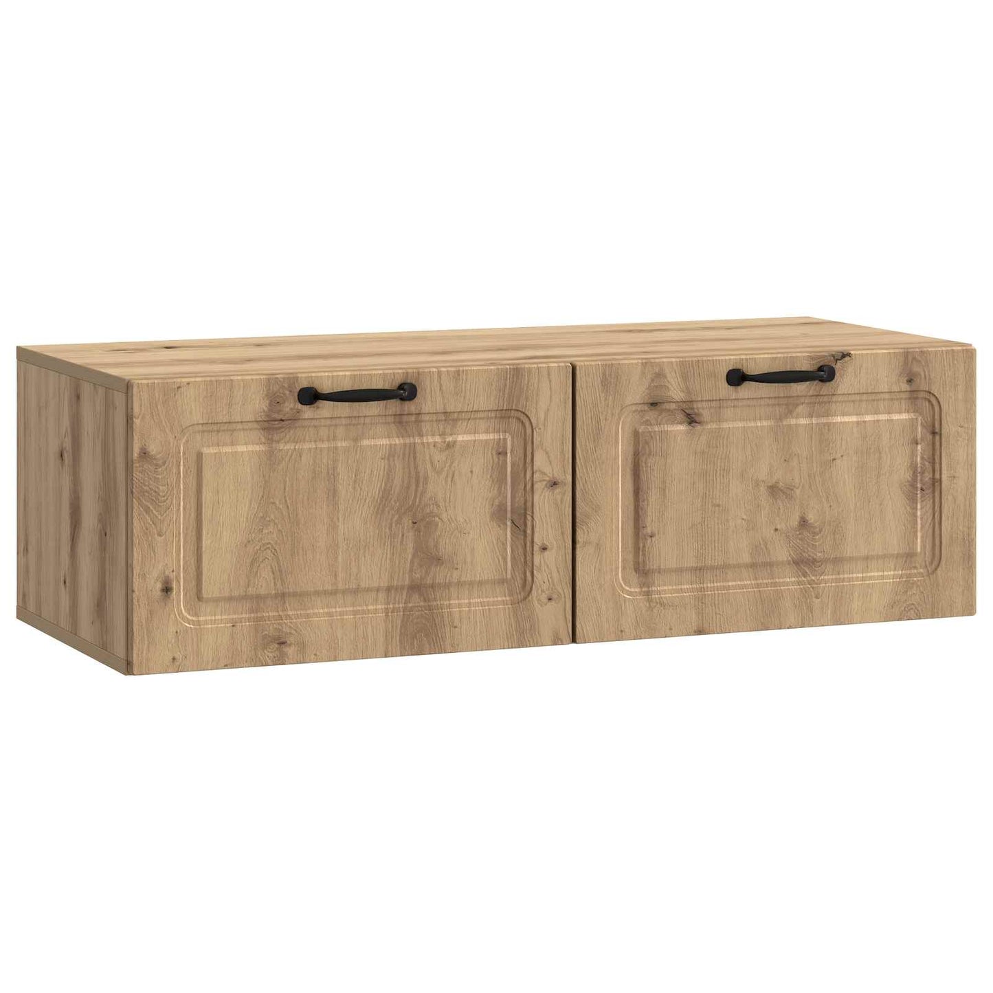 Væghængt TV-skab 98 x 41 x 30 cm Artisan-eg Konstrueret træ