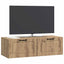 Væghængt TV-skab 98 x 41 x 30 cm Artisan-eg Konstrueret træ