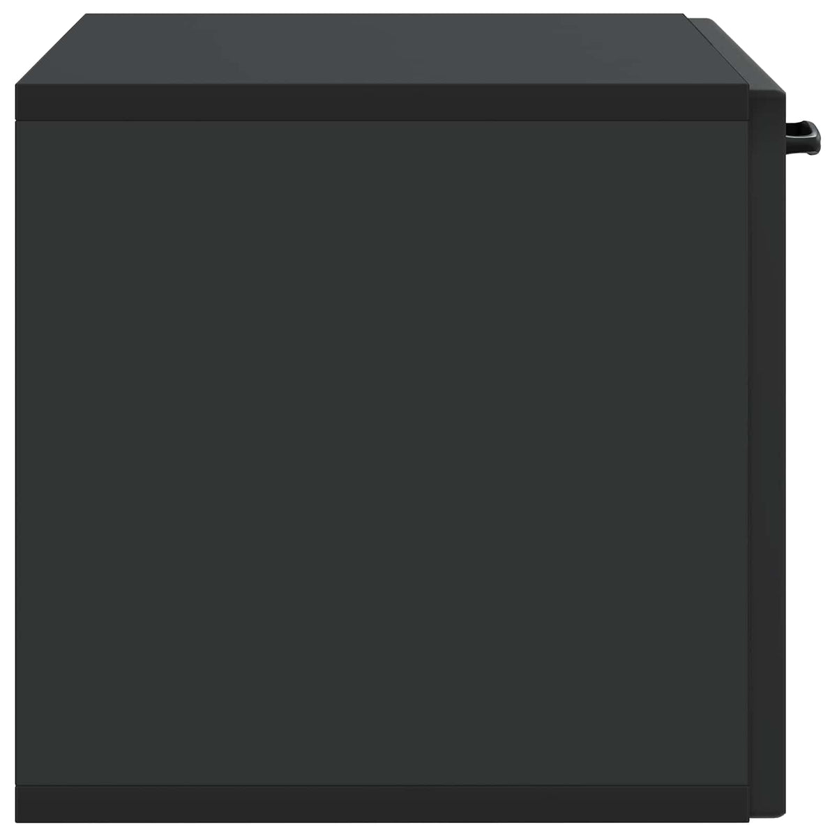 Væghængt TV-skab Sort 59,5 x 31 x 30 cm Konstrueret træ