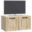 Væghængt TV-skab Sonoma-eg 59,5 x 31 x 30 cm Konstrueret træ