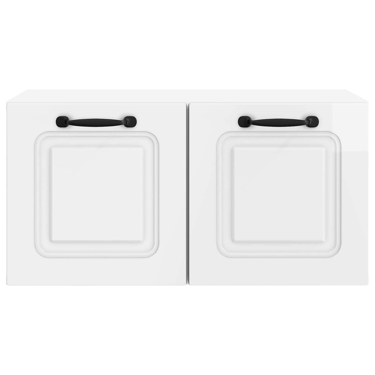 Væghængt TV-skab Vægmonteret Hvid højglans 59,5 x 31 x 30 cm