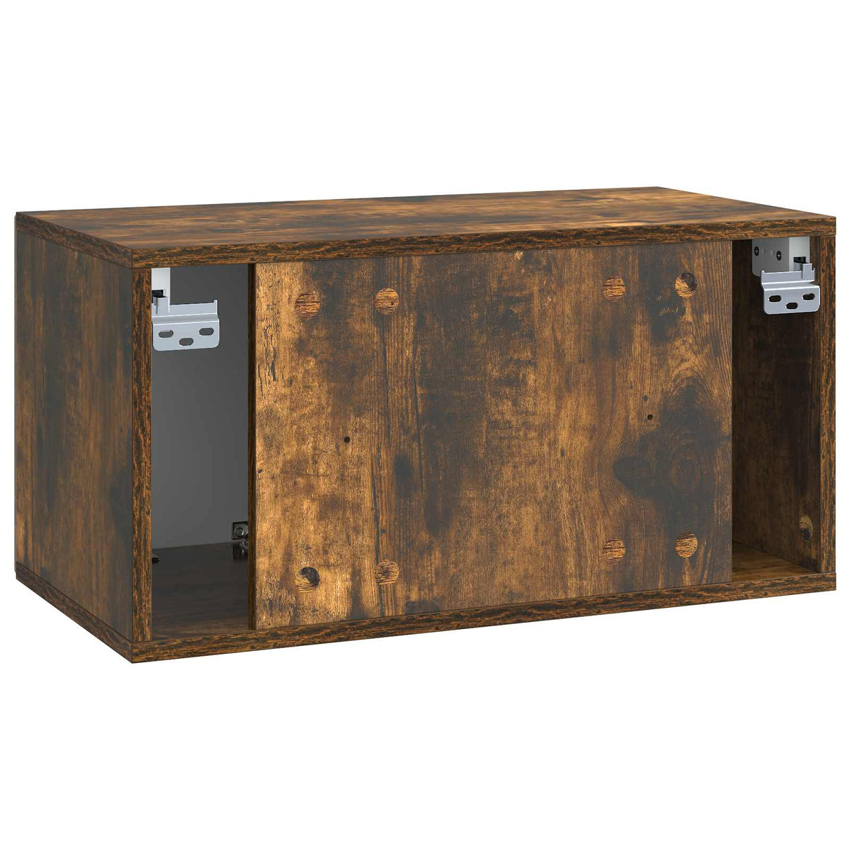 Væghængt TV-skab Røget eg 59,5 x 31 x 30 cm Konstrueret træ
