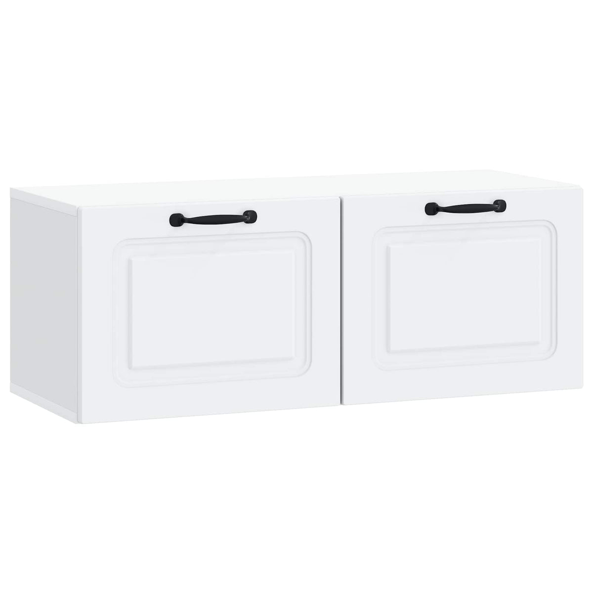Væghængt TV-skab Hvid 78,5 x 31 x 30 cm Konstrueret træ