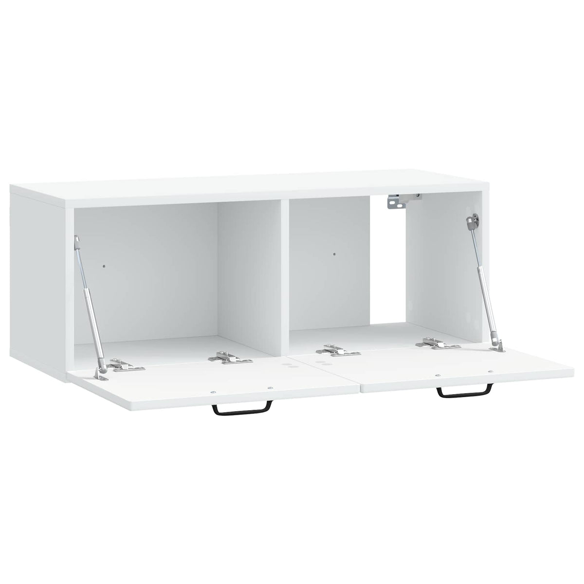 Væghængt TV-skab Hvid 78,5 x 31 x 30 cm Konstrueret træ