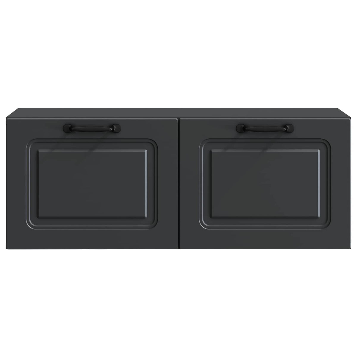 Væghængt TV-skab Sort 78,5 x 31 x 30 cm Konstrueret træ
