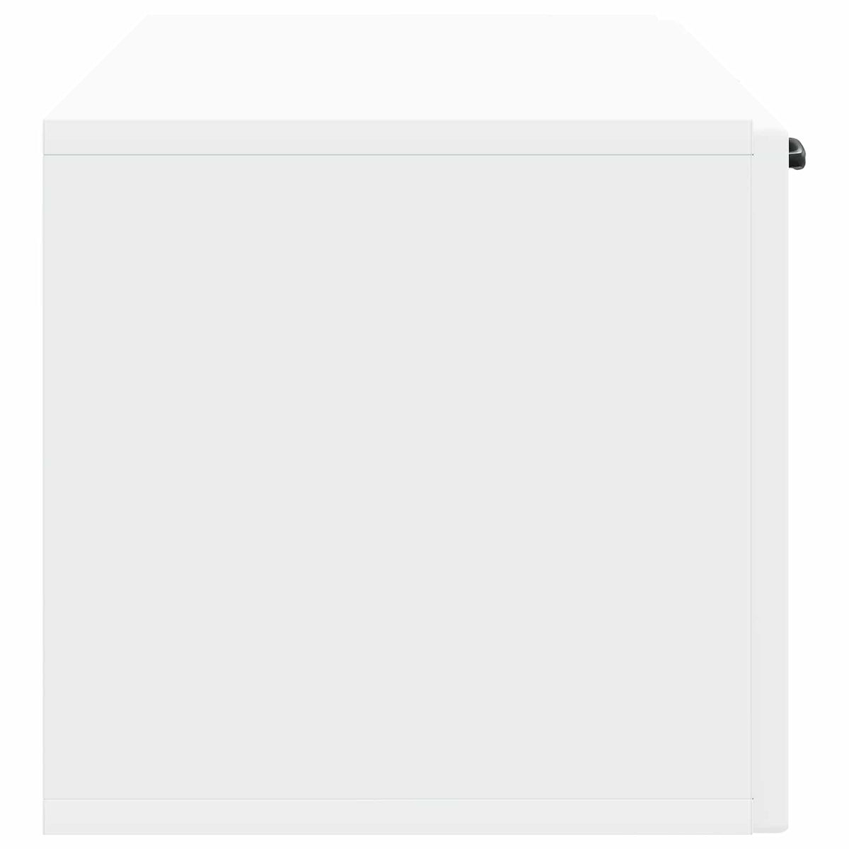 Væghængt TV-skab Hvid 98 x 31 x 30 cm Konstrueret træ