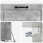 Væghængt TV-skab Betongrå 98 x 31 x 30 cm Konstrueret træ