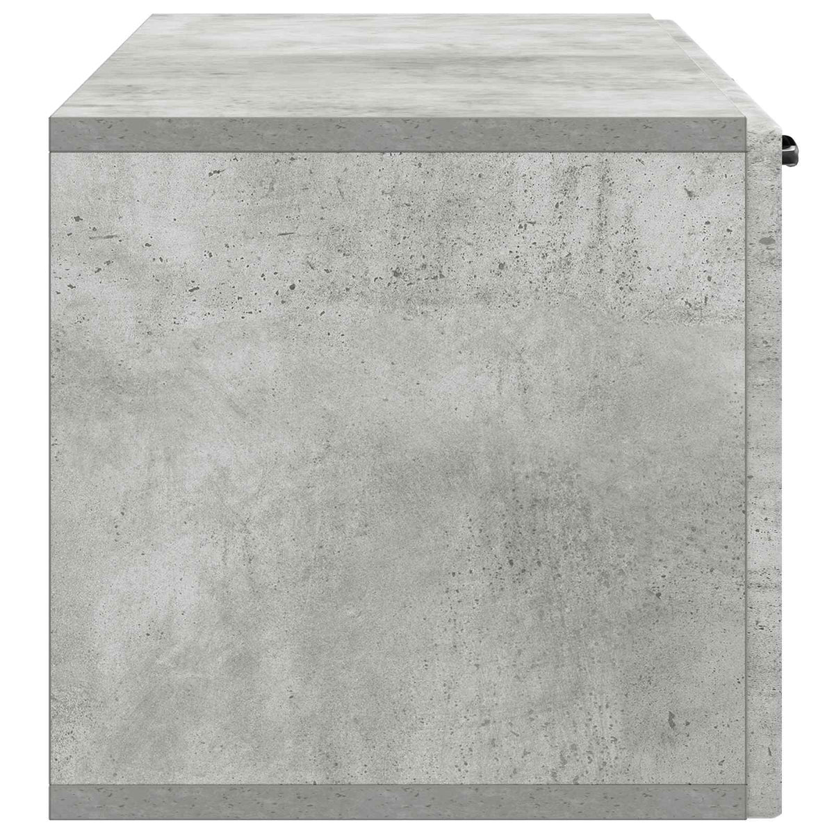 Væghængt TV-skab Betongrå 98 x 31 x 30 cm Konstrueret træ
