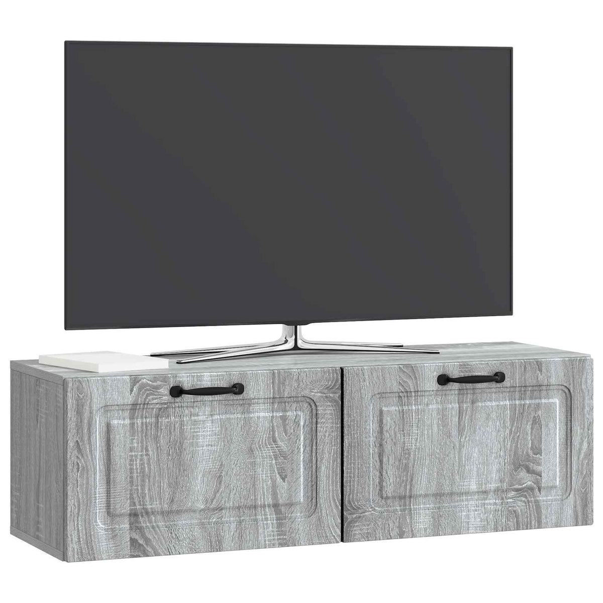 Væghængt TV-skab Grå sonoma-eg 98 x 31 x 30 cm Konstrueret træ