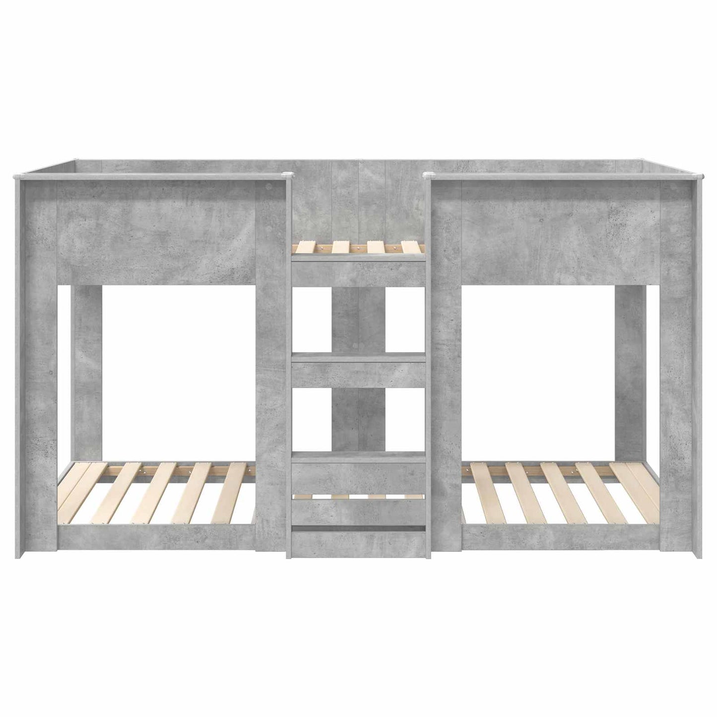 Køjeseng til Børn Beton Grå 80 x 200 cm Konstrueret træ