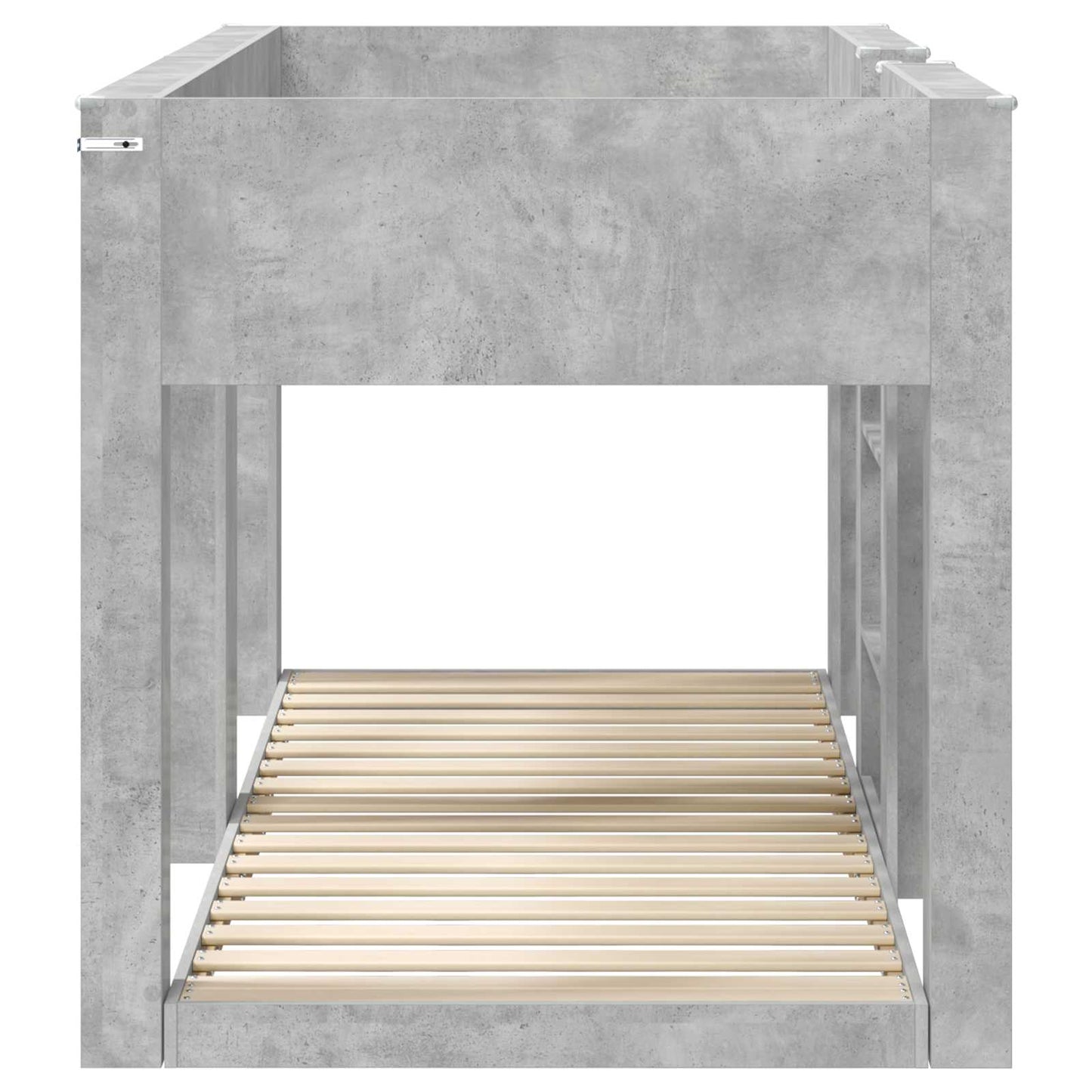 Køjeseng til Børn Beton Grå 90 x 200 cm Konstrueret træ