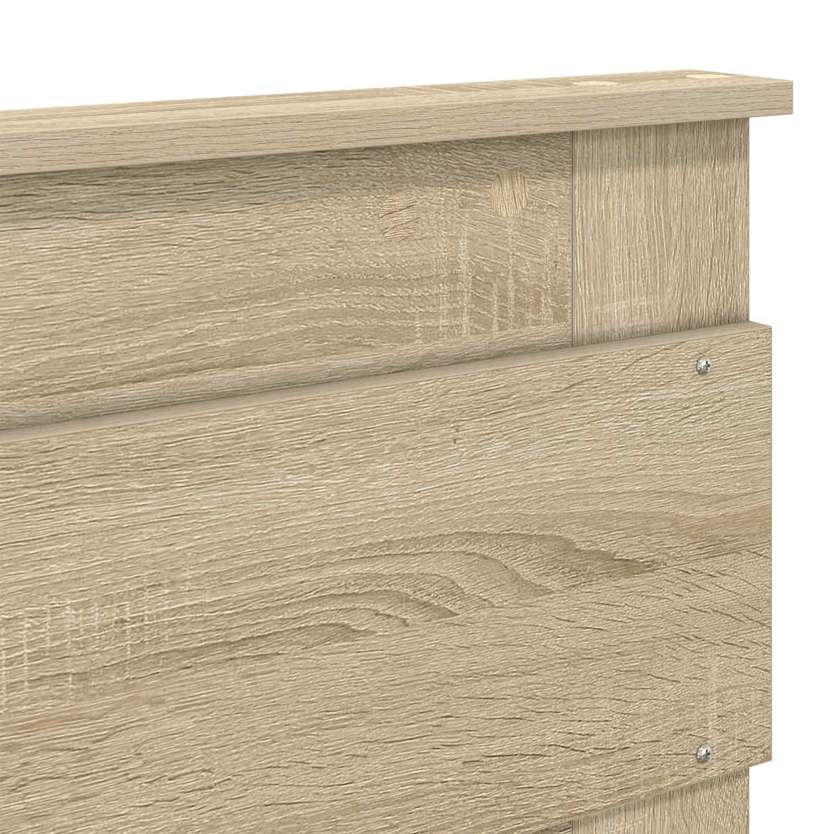 Sengestel Ensfarvet Sonoma eg 150 x 200 cm Massiv fyrretræ