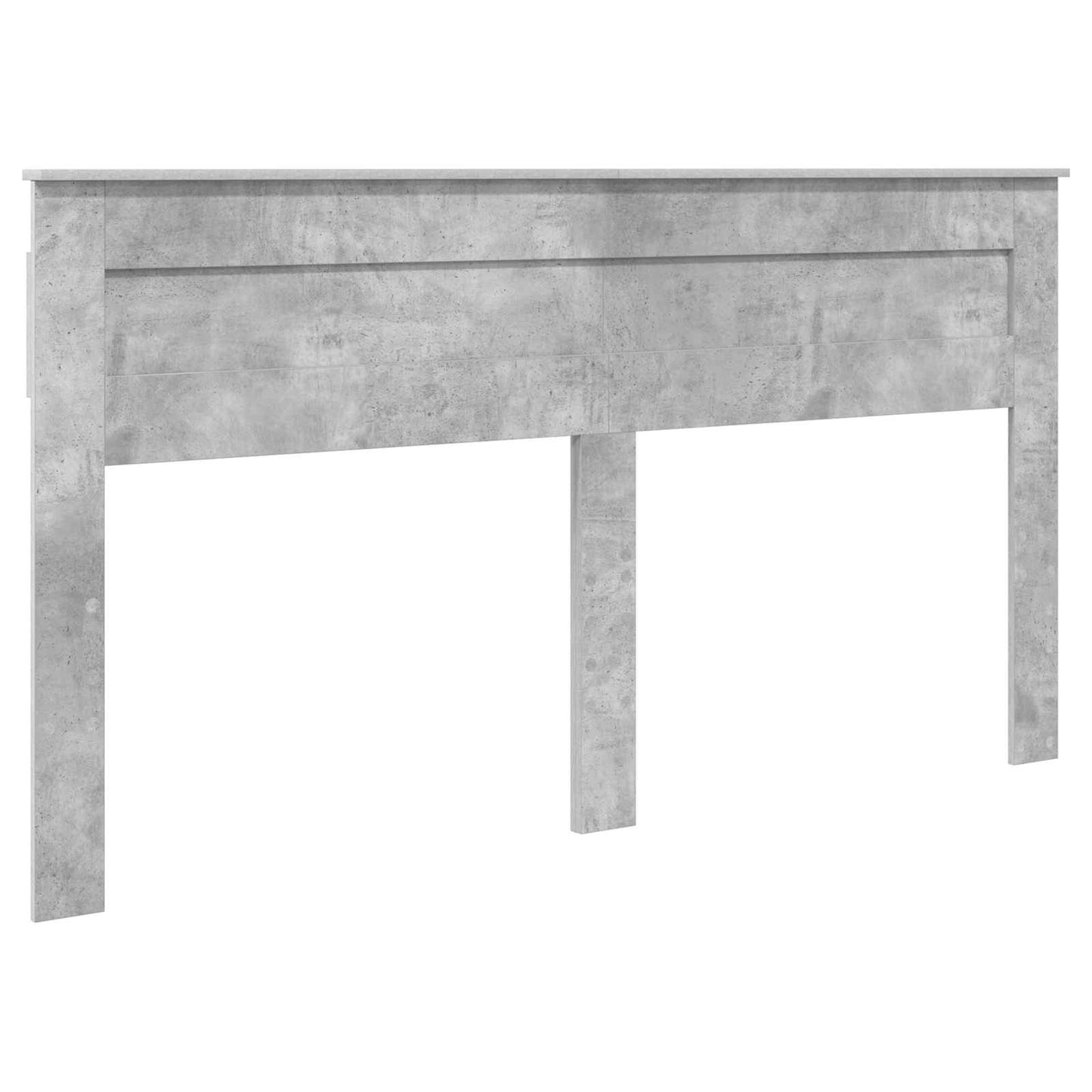 Sengestel med skuffe Beton Grå 200 x 200 cm Konstrueret træ
