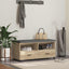Hallbænk Sonoma eg 100 x 38 x 46 cm Kunstigt træ og stof