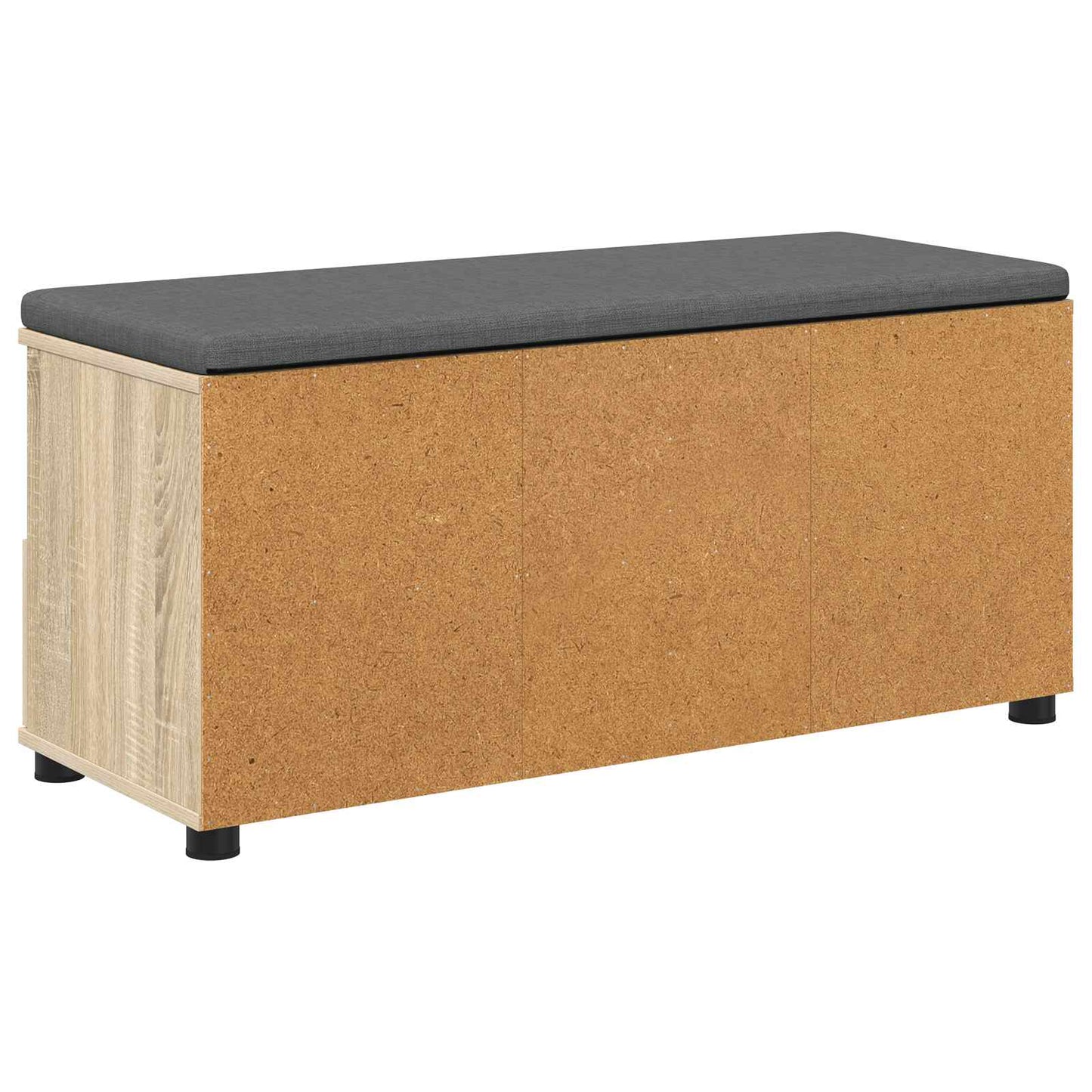 Hallbænk Sonoma eg 100 x 38 x 46 cm Kunstigt træ og stof