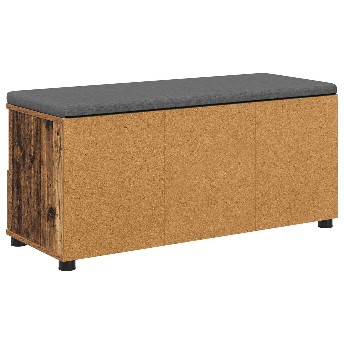 Hallbænk Gammelt træ 100 x 38 x 46 cm Kunstigt træ og stof