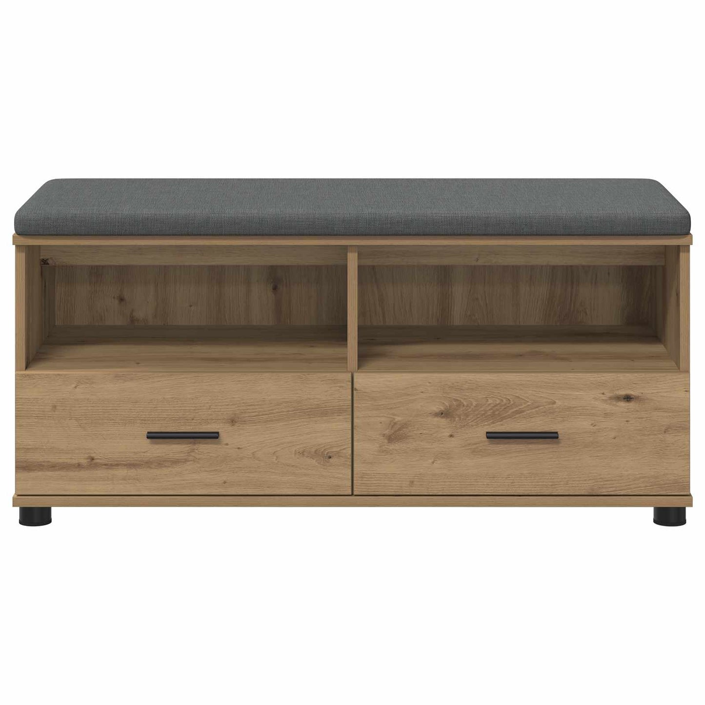 Hallbænk Artisan Eg 100 x 38 x 46 cm Kunstigt træ og stof