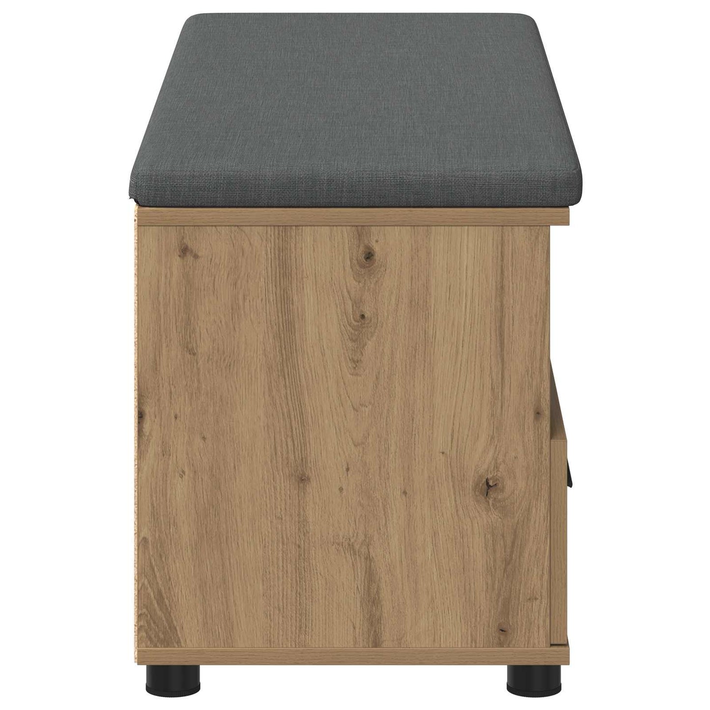 Hallbænk Artisan Eg 100 x 38 x 46 cm Kunstigt træ og stof