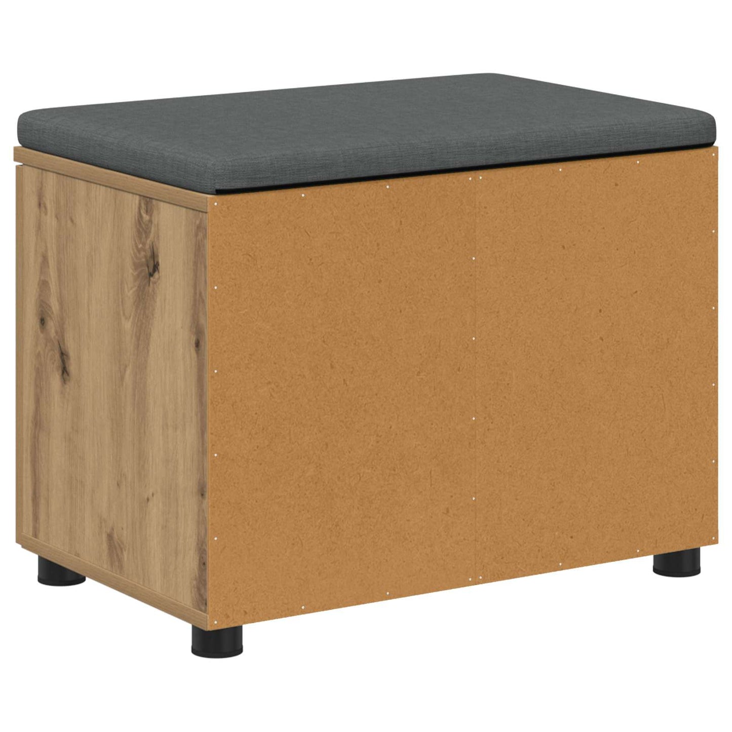 Hallbænk Artisan Eg 60 x 38 x 46 cm Kunstigt træ og stof