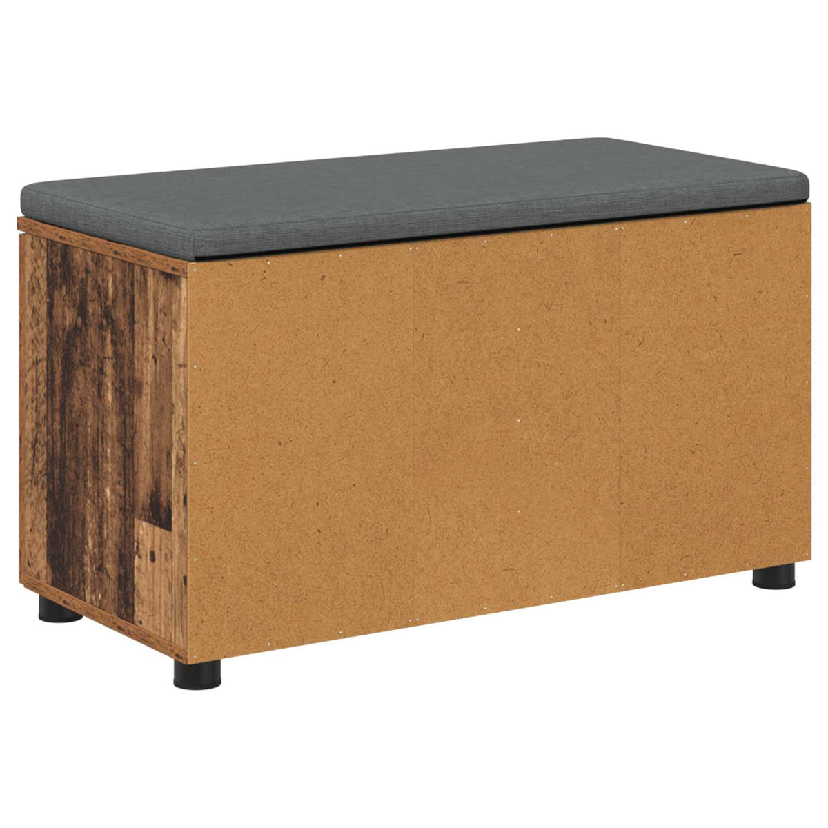 Hallbænk Gammelt træ 80 x 38 x 46 cm Kunstigt træ og stof