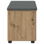 Hallbænk Artisan Eg 80 x 38 x 46 cm Kunstigt træ og stof