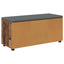 Hallbænk Gammelt træ 100 x 38 x 46 cm Kunstigt træ og stof