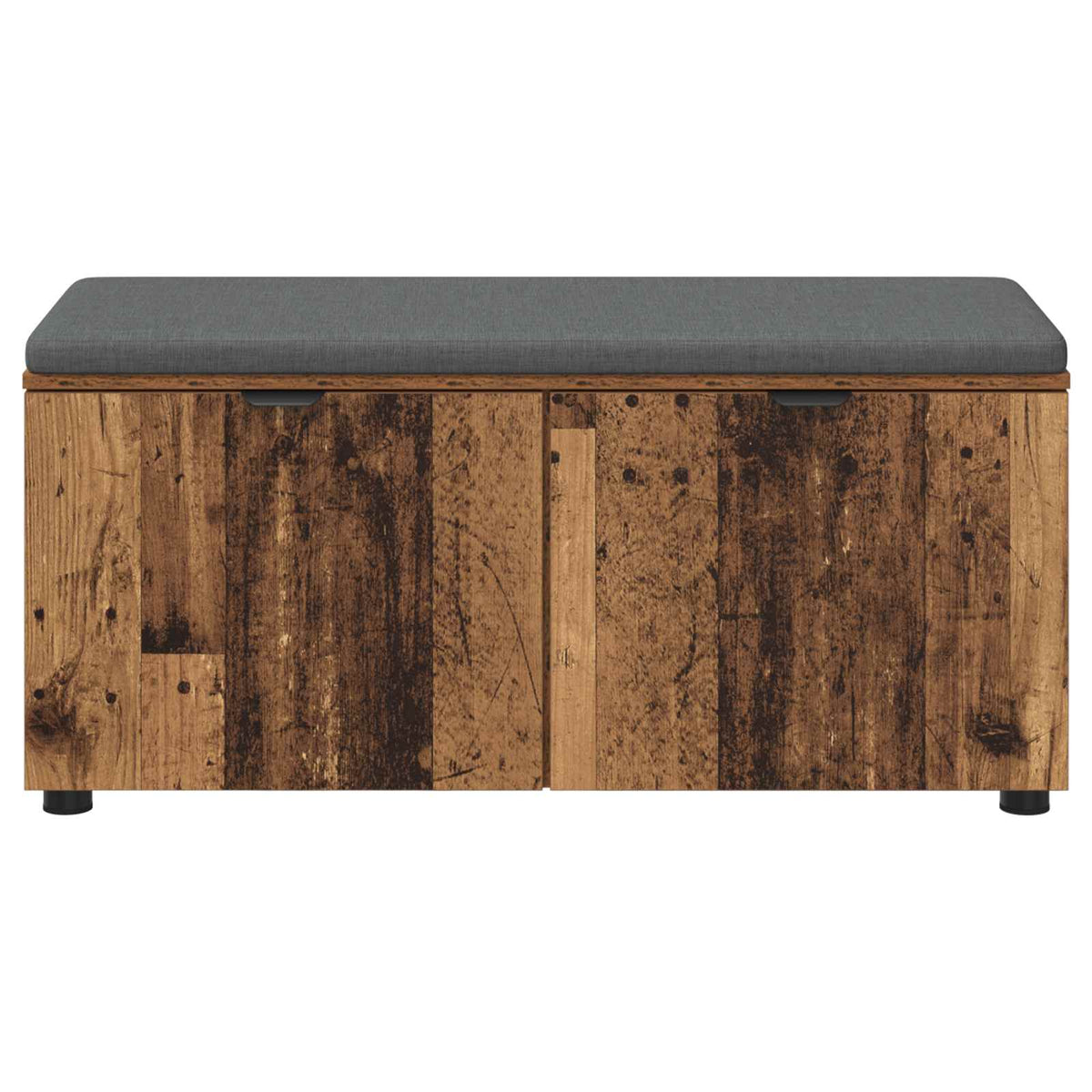 Hallbænk Gammelt træ 100 x 38 x 46 cm Kunstigt træ og stof