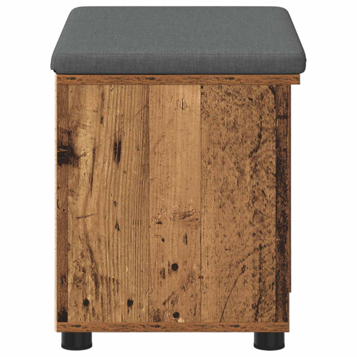 Hallbænk Gammelt træ 60 x 38 x 46 cm Kunstigt træ og stof