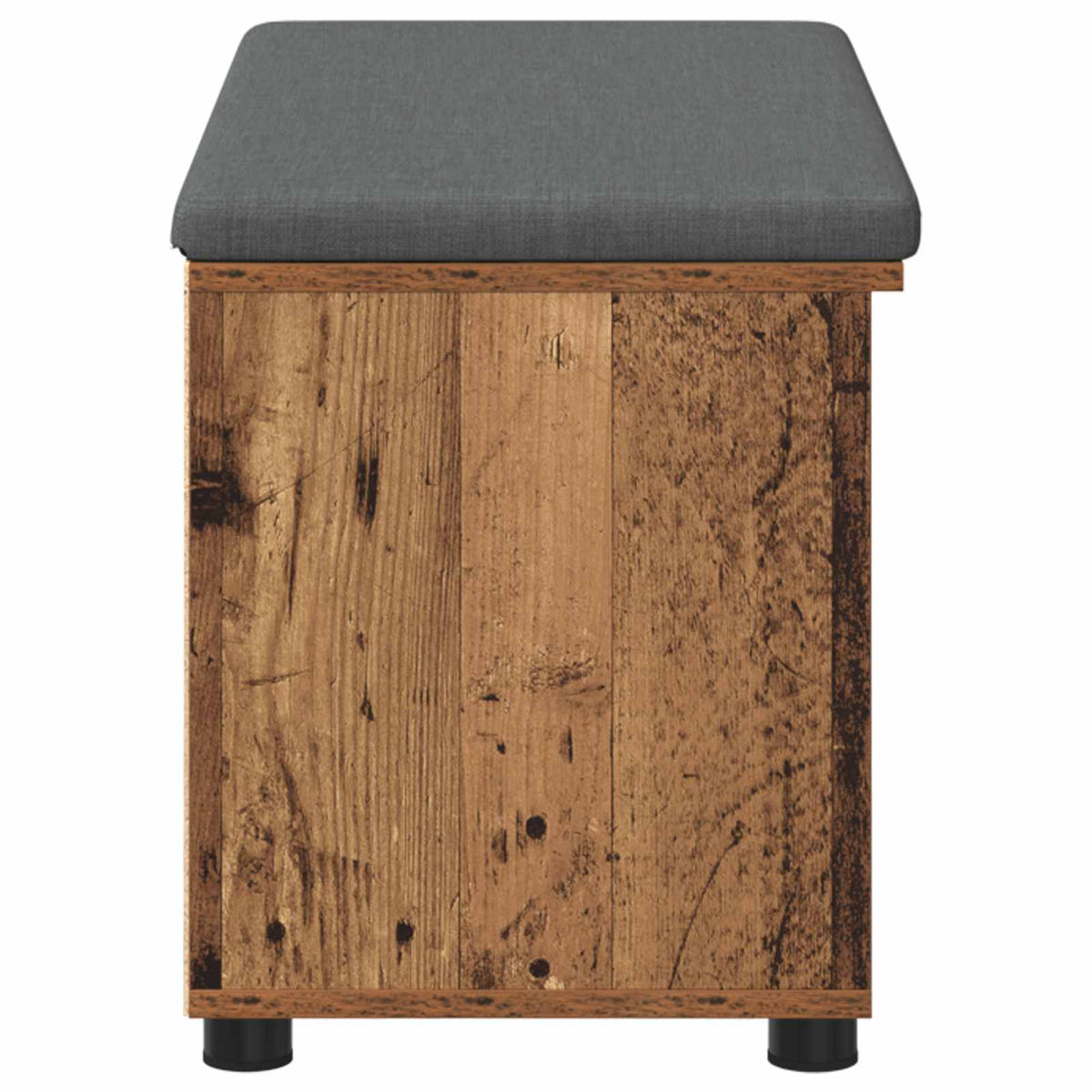 Hallbænk Gammelt træ 80 x 38 x 46 cm Kunstigt træ og stof