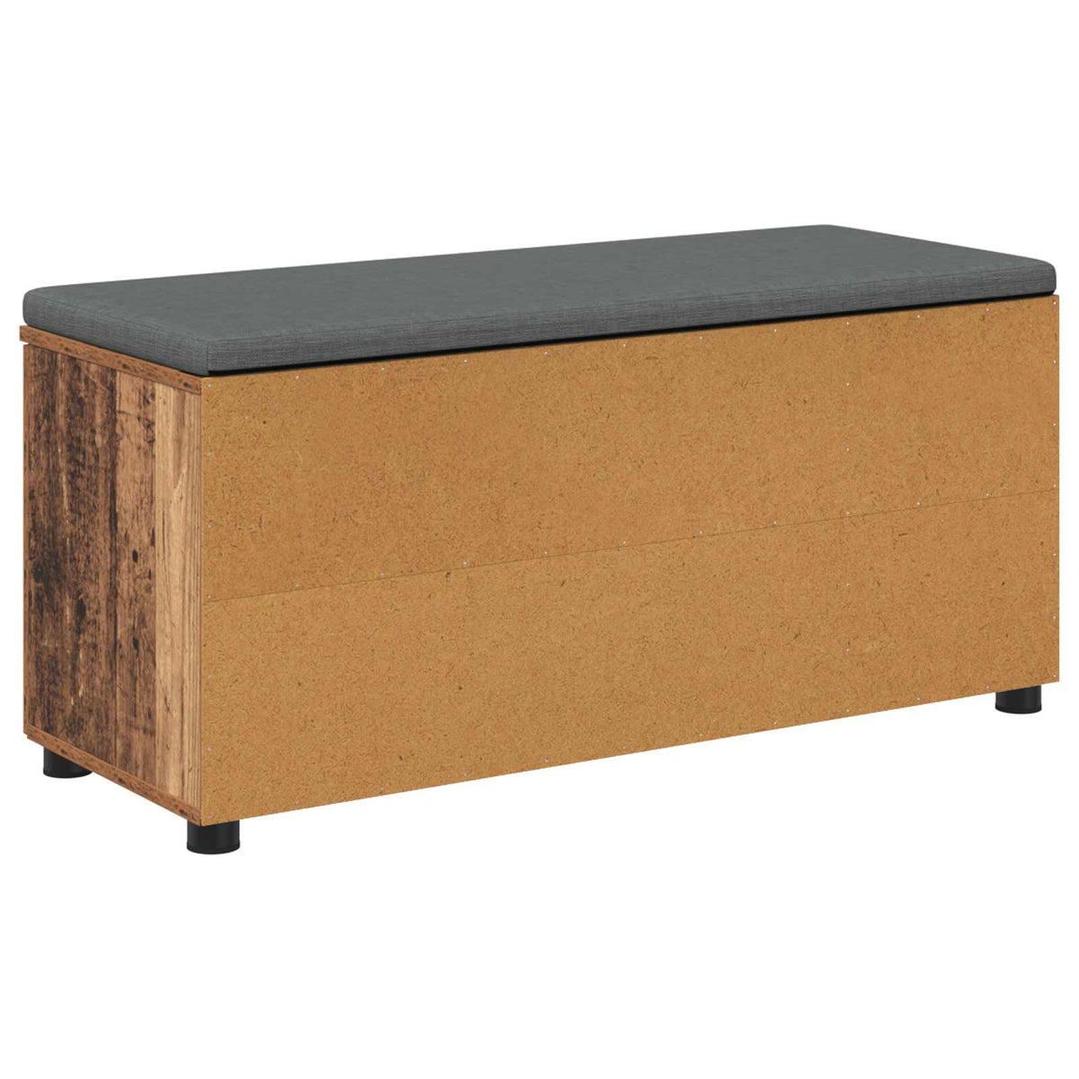 Hallbænk Gammelt træ 100 x 38 x 46 cm Kunstigt træ og stof