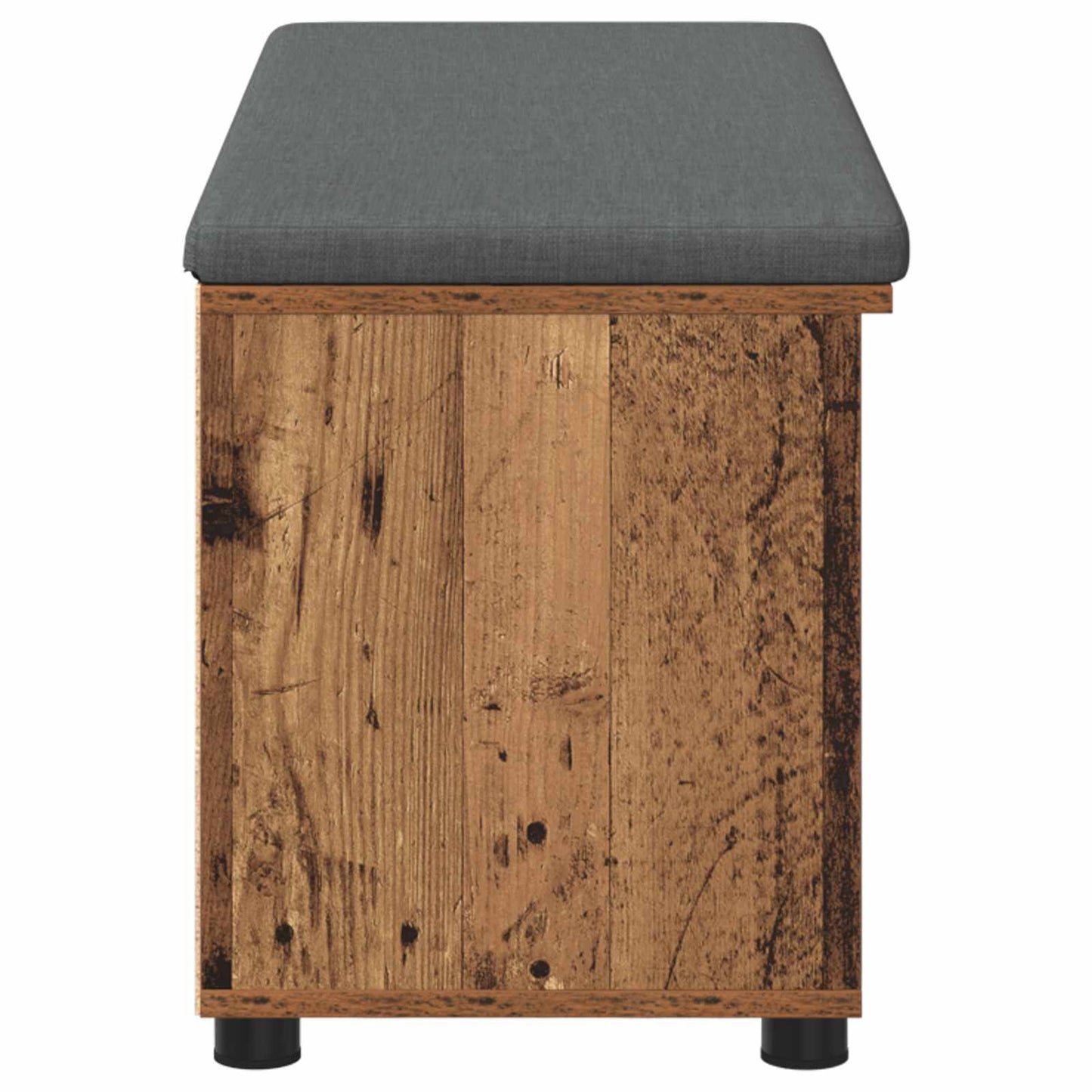 Hallbænk Gammelt træ 100 x 38 x 46 cm Kunstigt træ og stof