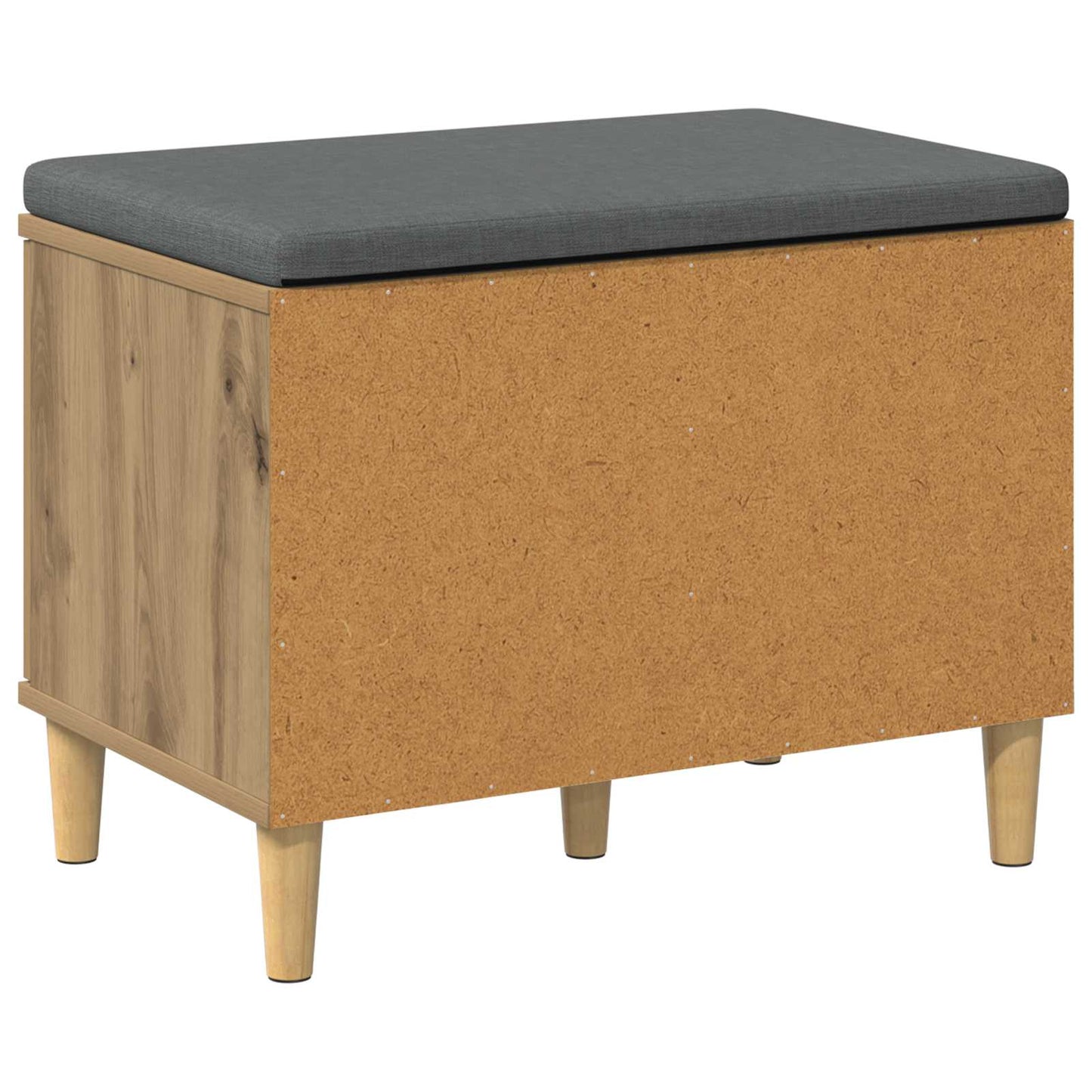 Hallbænk Artisan Eg 60 x 38 x 46 cm Kunstigt træ og stof