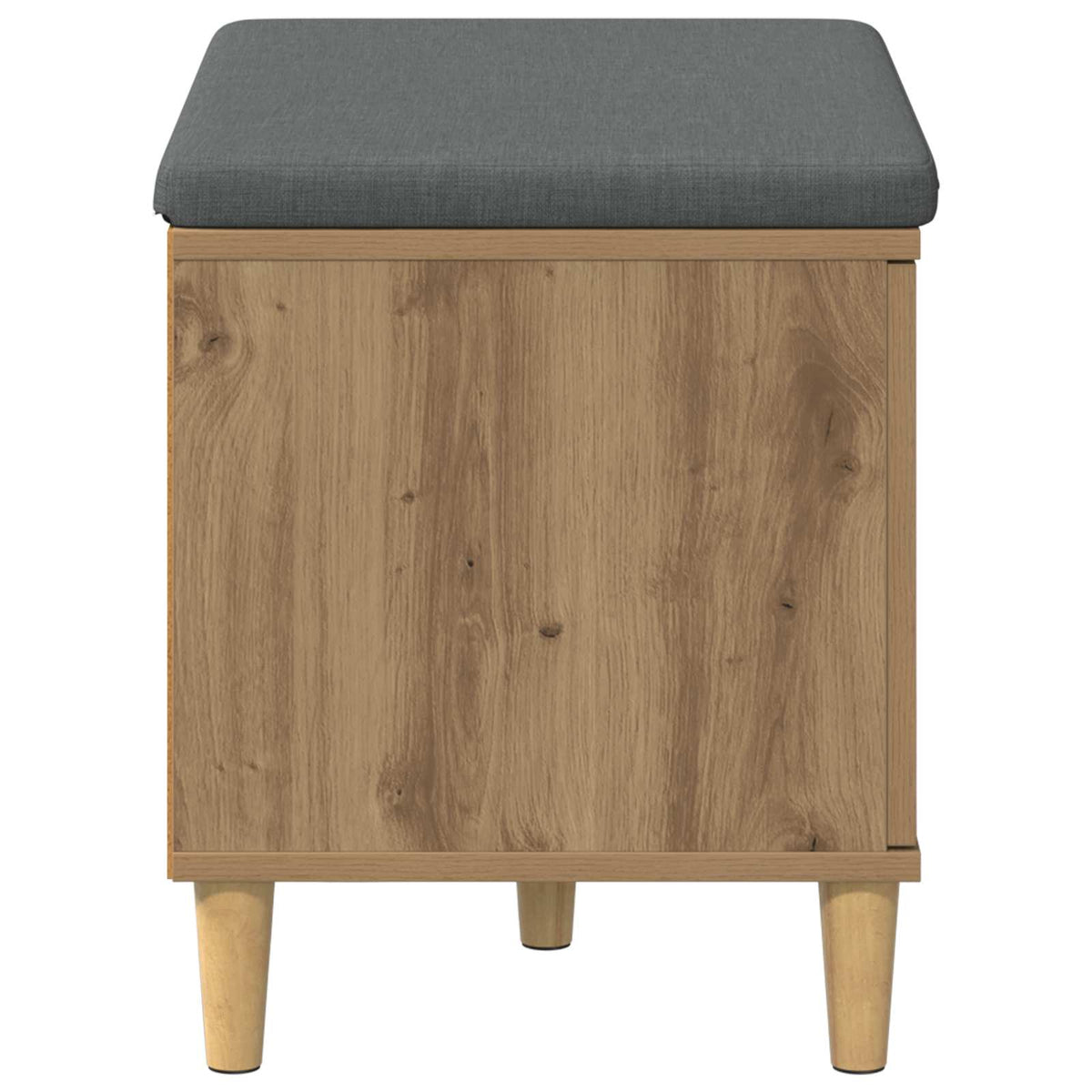Hallbænk Artisan Eg 60 x 38 x 46 cm Kunstigt træ og stof