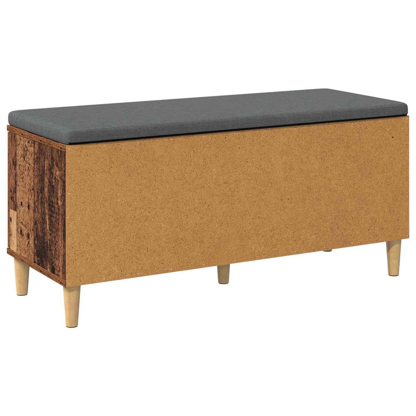 Hallbænk Gammelt træ 100 x 38 x 46 cm Kunstigt træ og stof