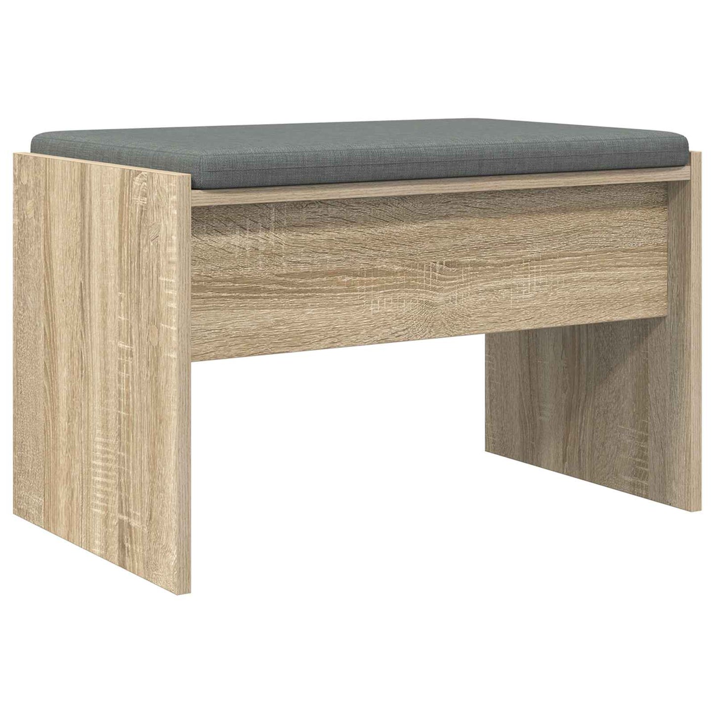 Hallbænk med pude Sonoma eg 63 x 38 x 40 cm