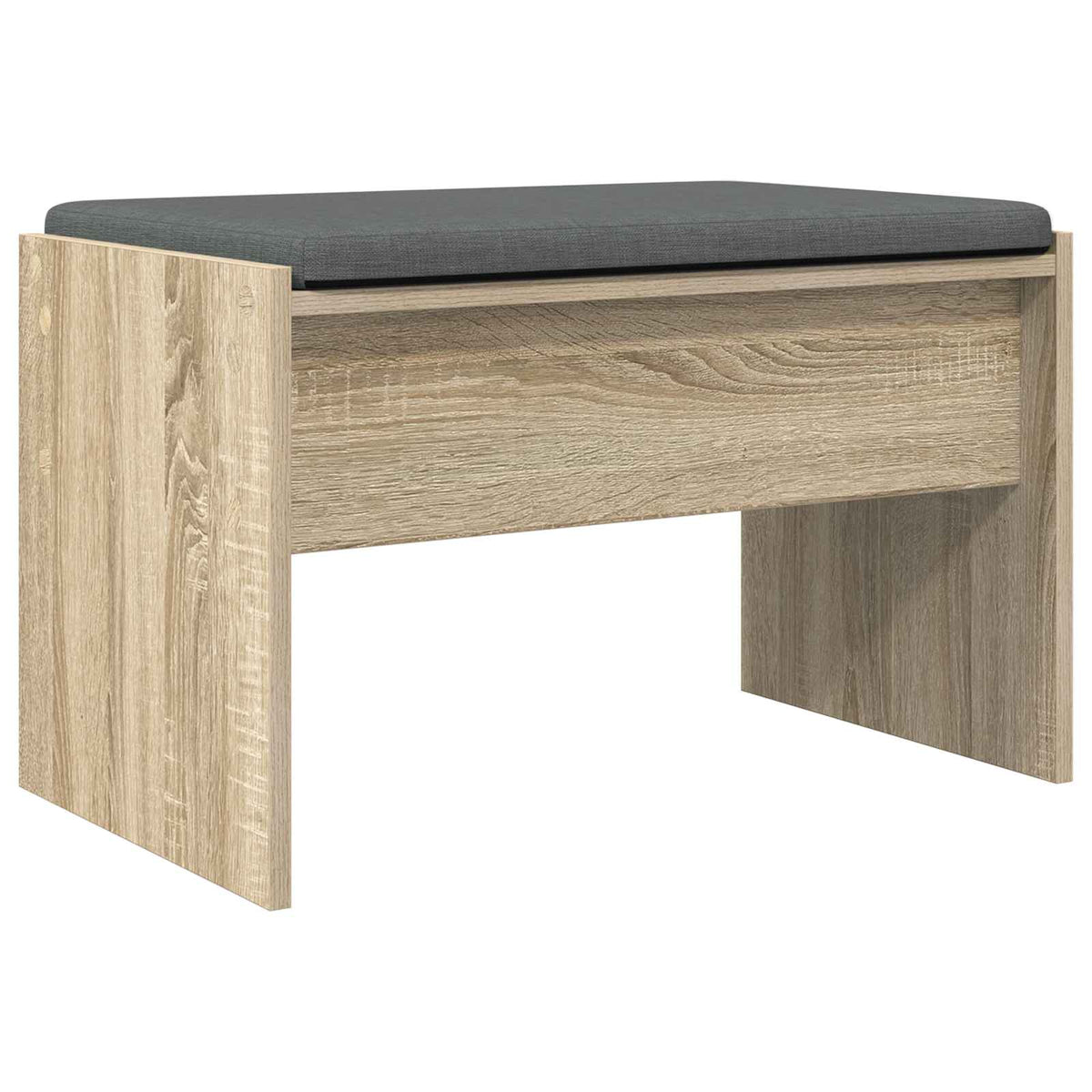 Hallbænk med pude Sonoma eg 63 x 38 x 40 cm