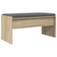 Hallbænk med pude Sonoma eg 83 x 38 x 40 cm