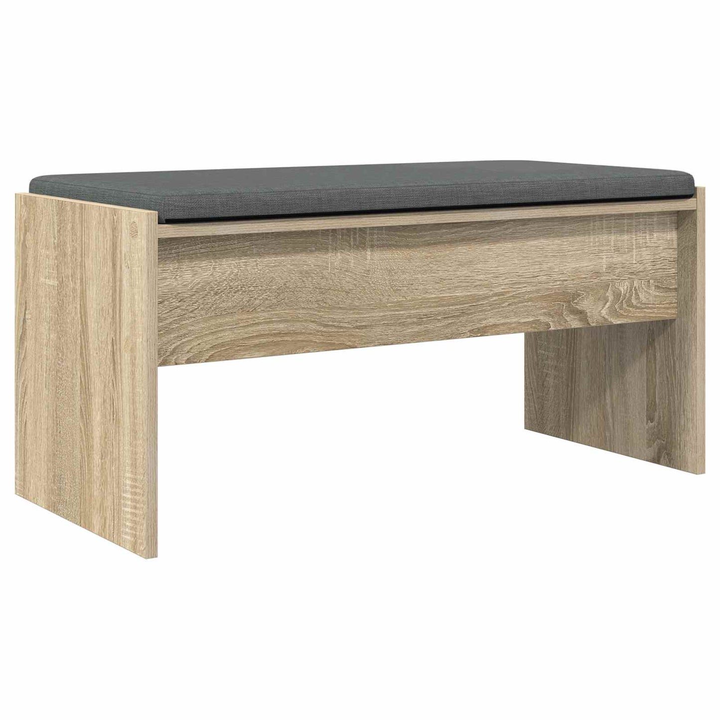 Hallbænk med pude Sonoma eg 83 x 38 x 40 cm