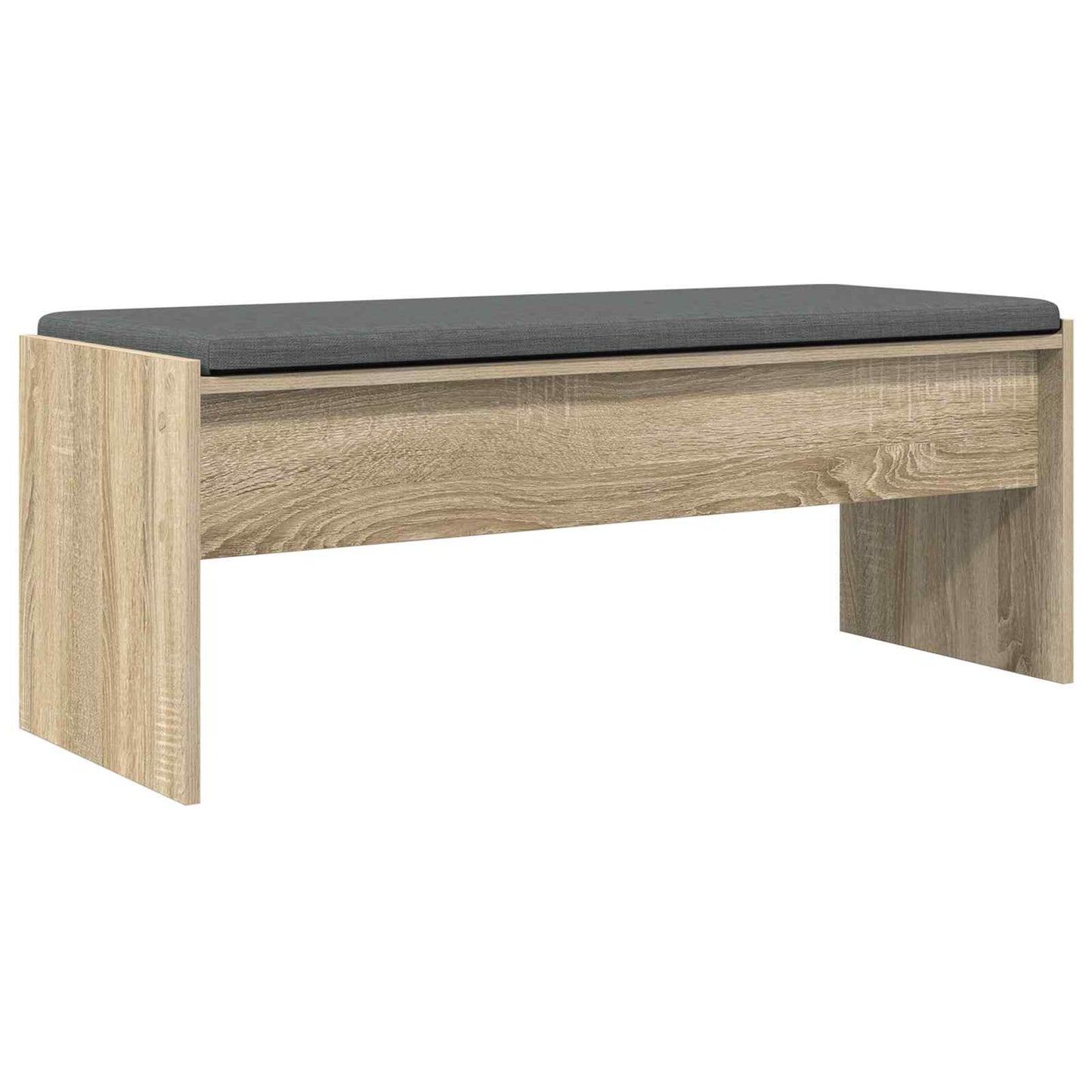 Hallbænk med pude Sonoma eg 103 x 38 x 40 cm