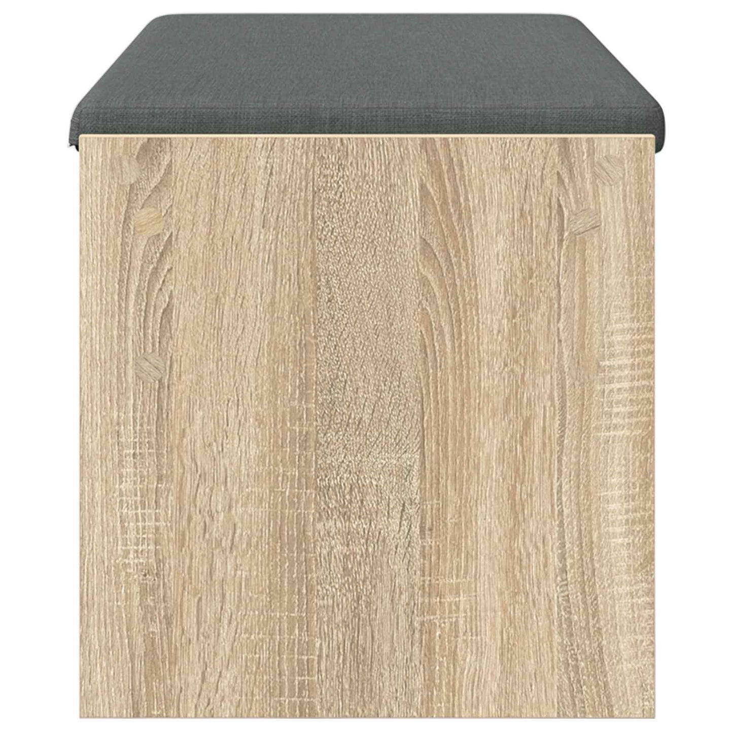 Hallbænk med pude Sonoma eg 103 x 38 x 40 cm